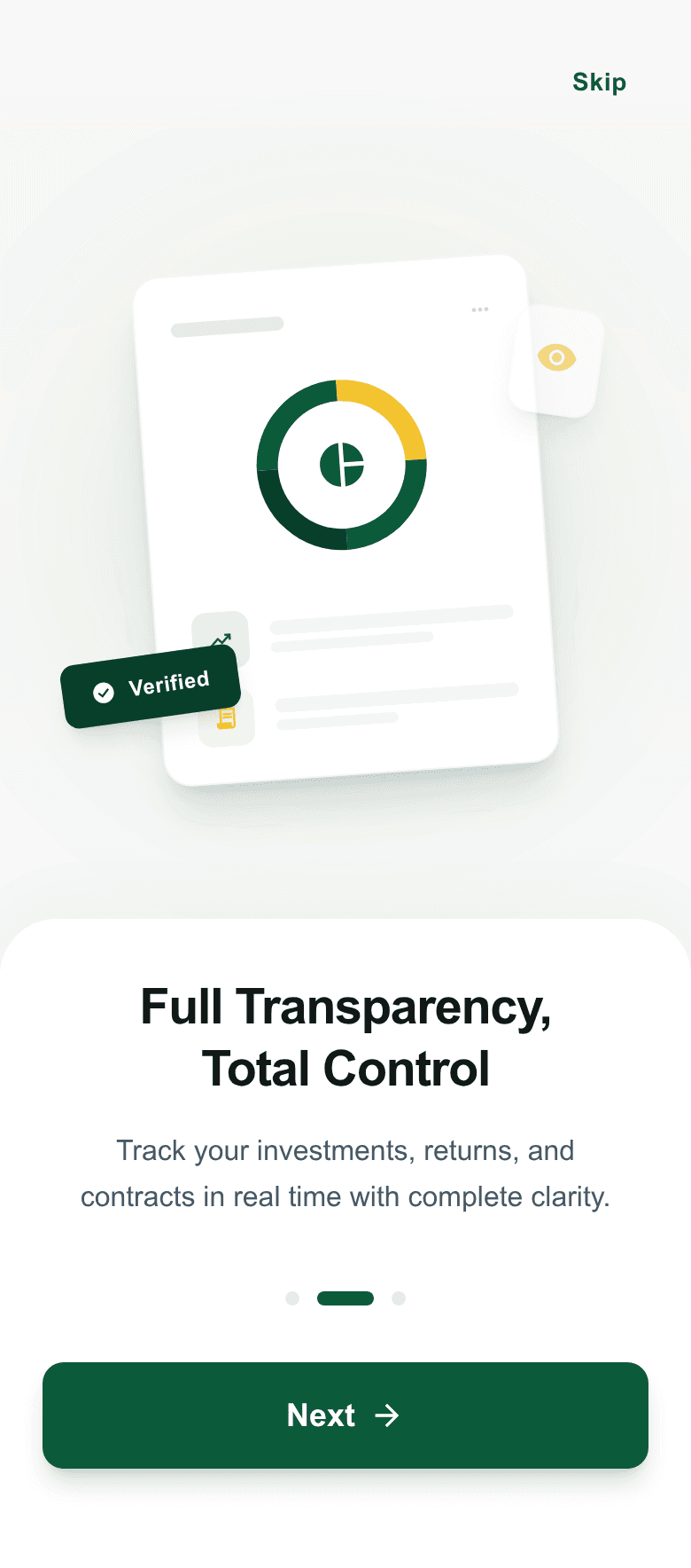 ZARI KYC verification screen